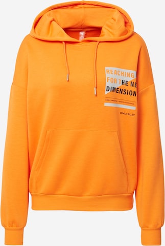 ONLY PLAY Sportief sweatshirt in Oranje: voorkant