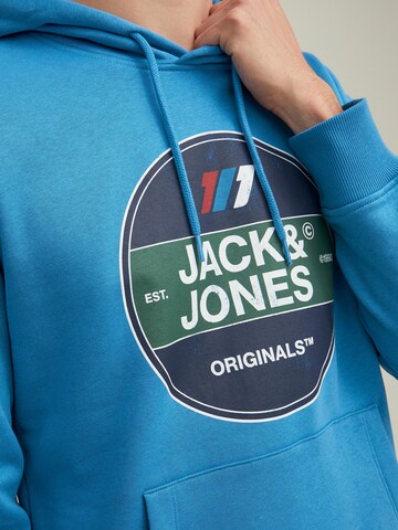 JACK & JONES Mikina 'Nate' – modrá