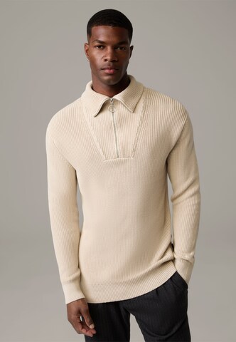 STRELLSON Pullover 'Artem' in Beige: Vorderseite