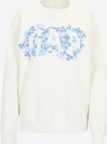 Gap Tall - Sweatshirt 'HERITAGE' em branco: frente
