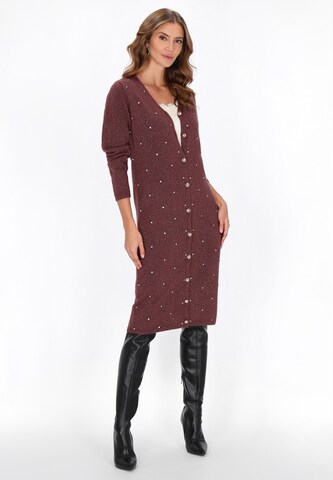 Cardigan faina en rouge : devant