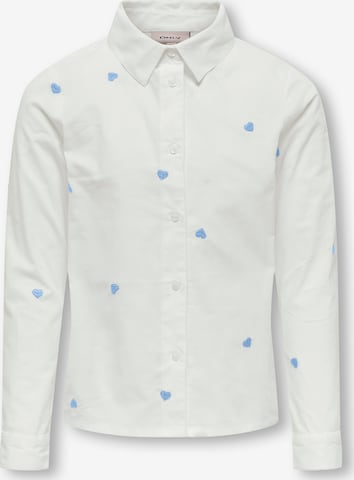 ONLY GIRLS Blouse 'KOGLINA GRACE' in White: front