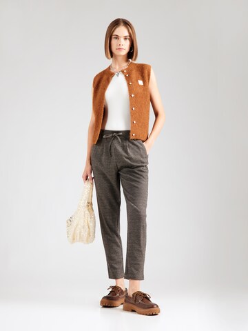 ONLY Tapered Pleat-front trousers 'Poptrash-Gozi' in Grey
