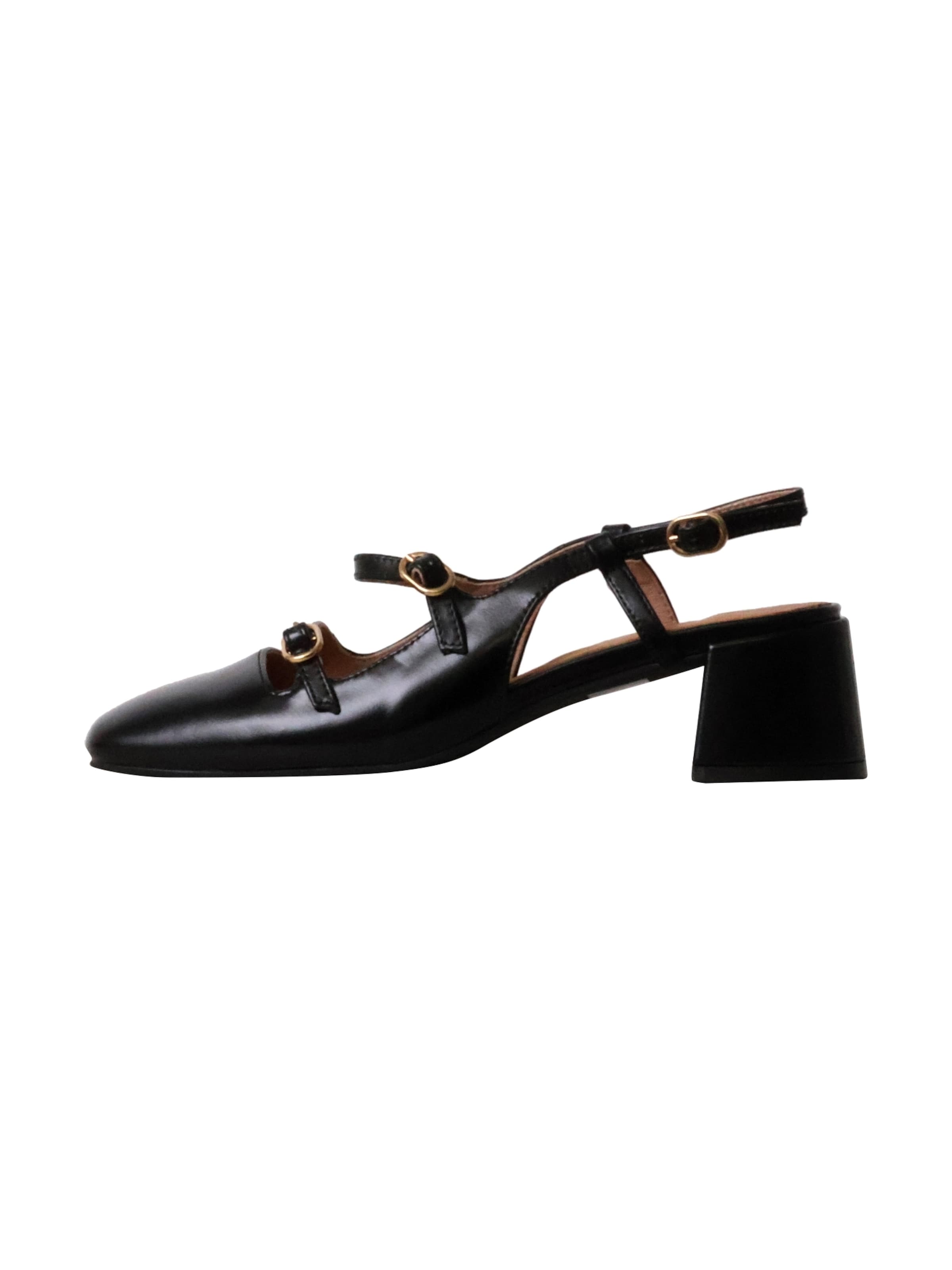 Emilie Karston - Zapatos con plataforma en negro: frente