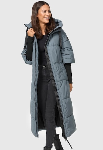 NAVAHOO Winter Coat 'Ciao Miau XIV' in Blue