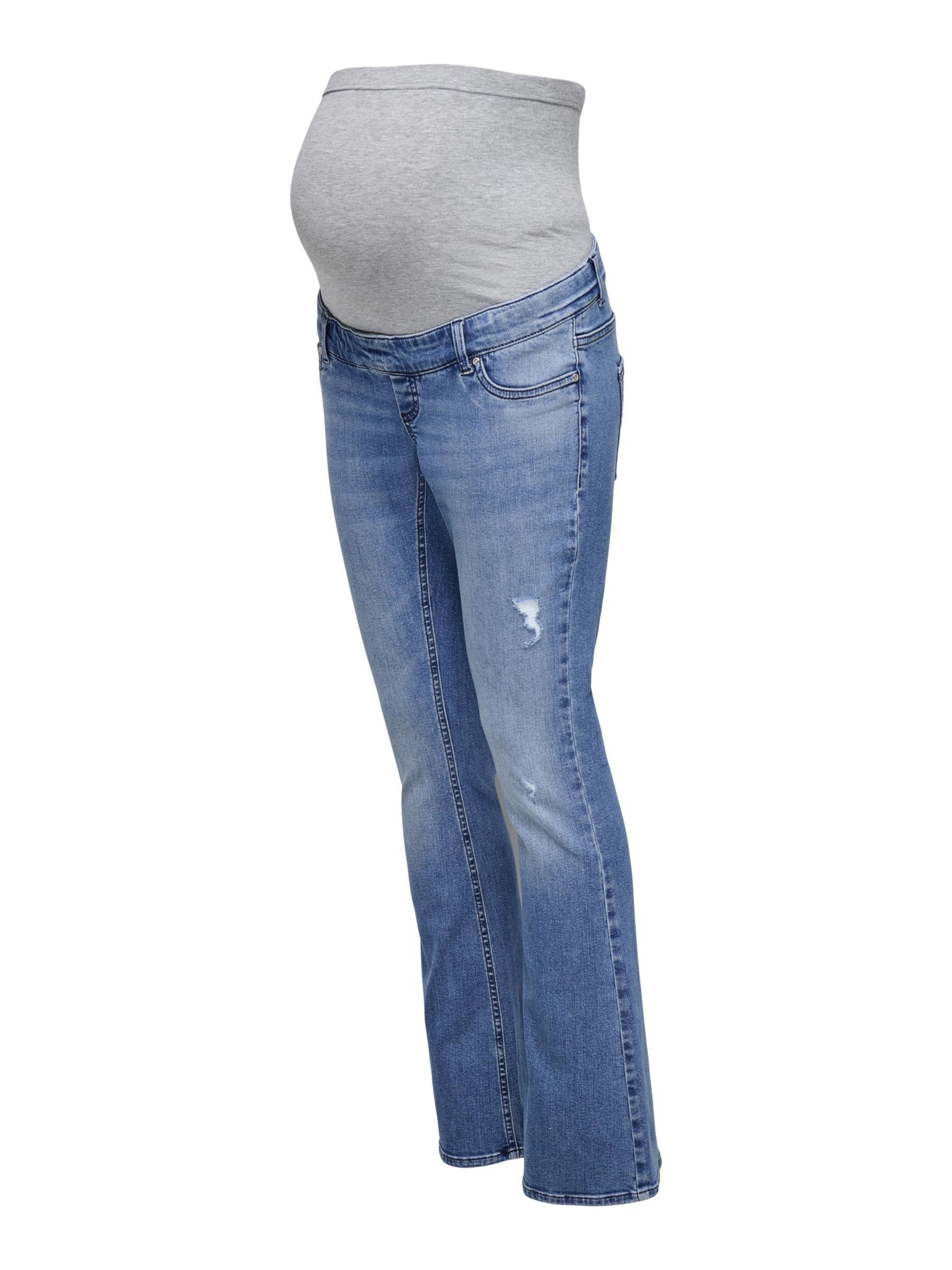 Only Maternity Flared Jeans 'OLMBlush' i blå: forside