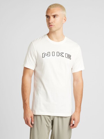 Nike Sportswear - Camisa 'CLUB' em bege: frente