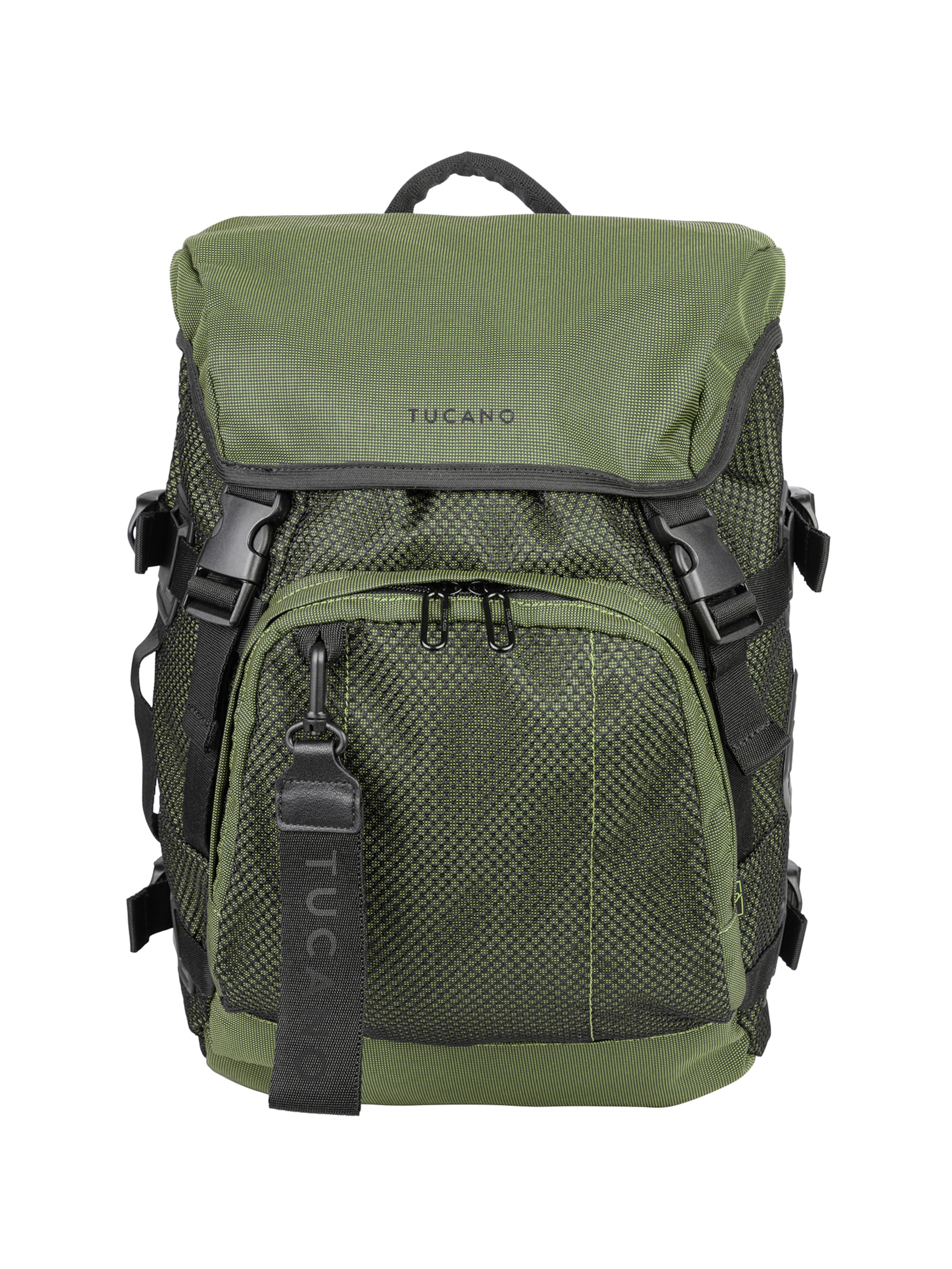Zaino di TUCANO in verde: frontale