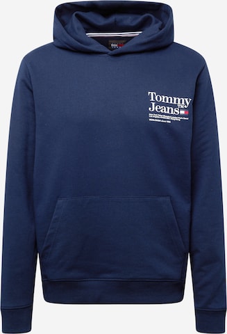 Tommy Jeans Sweatshirt i blå: framsida