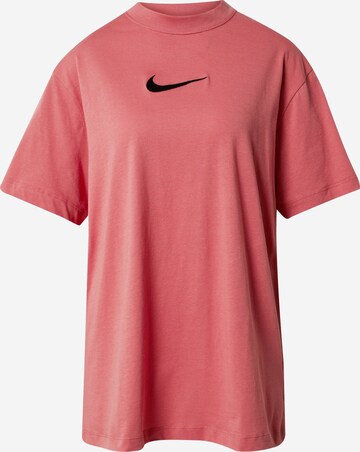 T-shirt Nike Sportswear en rose : devant