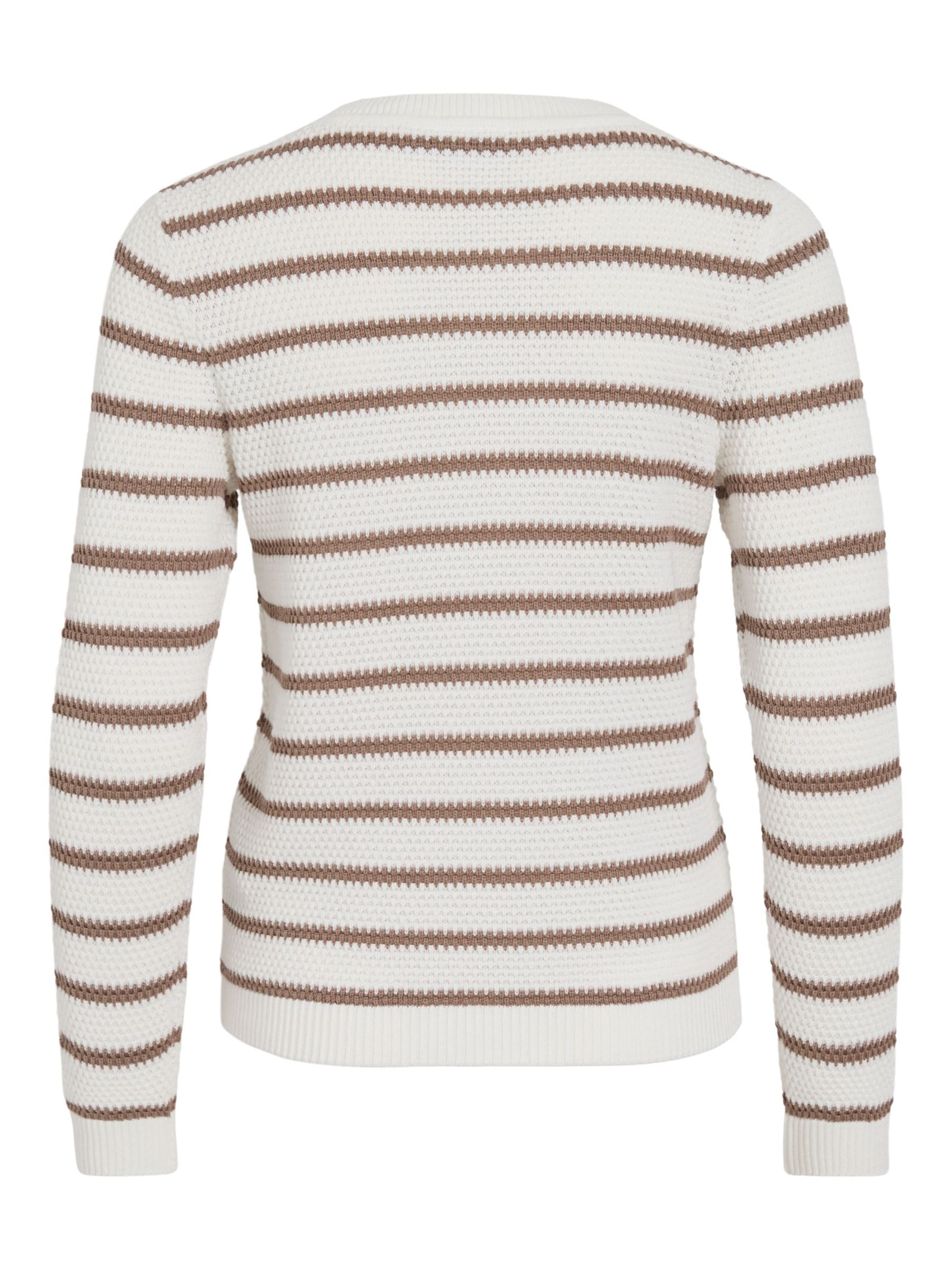 VILA Sweater 'VIDALO' in White