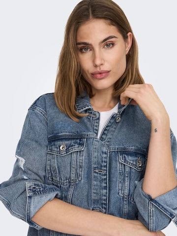 Veste mi-saison 'Ekat' ONLY en bleu