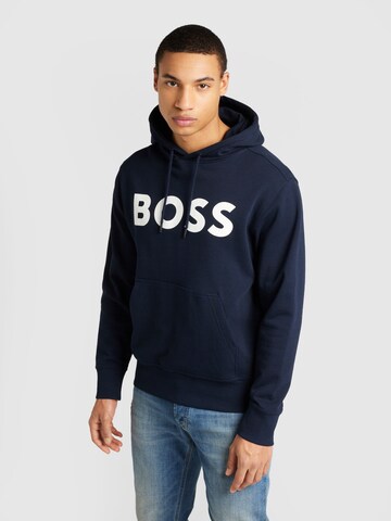 BOSS Mikina – modrá: přední strana