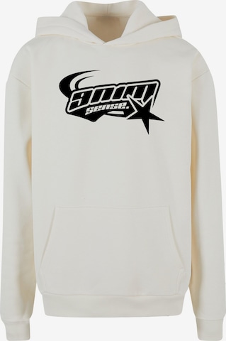 9N1M SENSE Sweatshirt 'Star' in Wit: voorkant