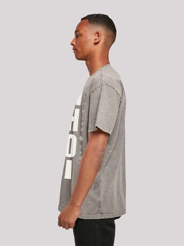 T-Shirt 'Ahoi Anker Knut & Jan Hamburg' F4NT4STIC en gris