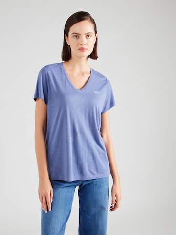 Lee Póló 'V NECK TEE' - kék: elől