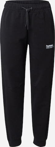 Hummel Tapered Sports trousers 'Tech Fleece' in Black: front