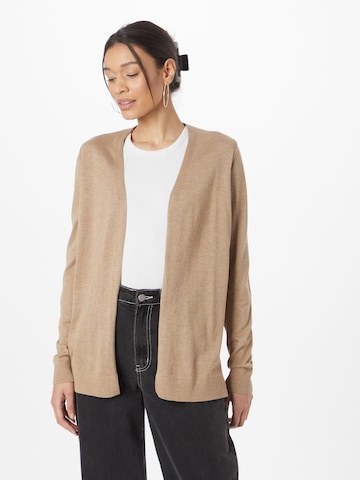 s.Oliver Gebreid vest in Beige: voorkant