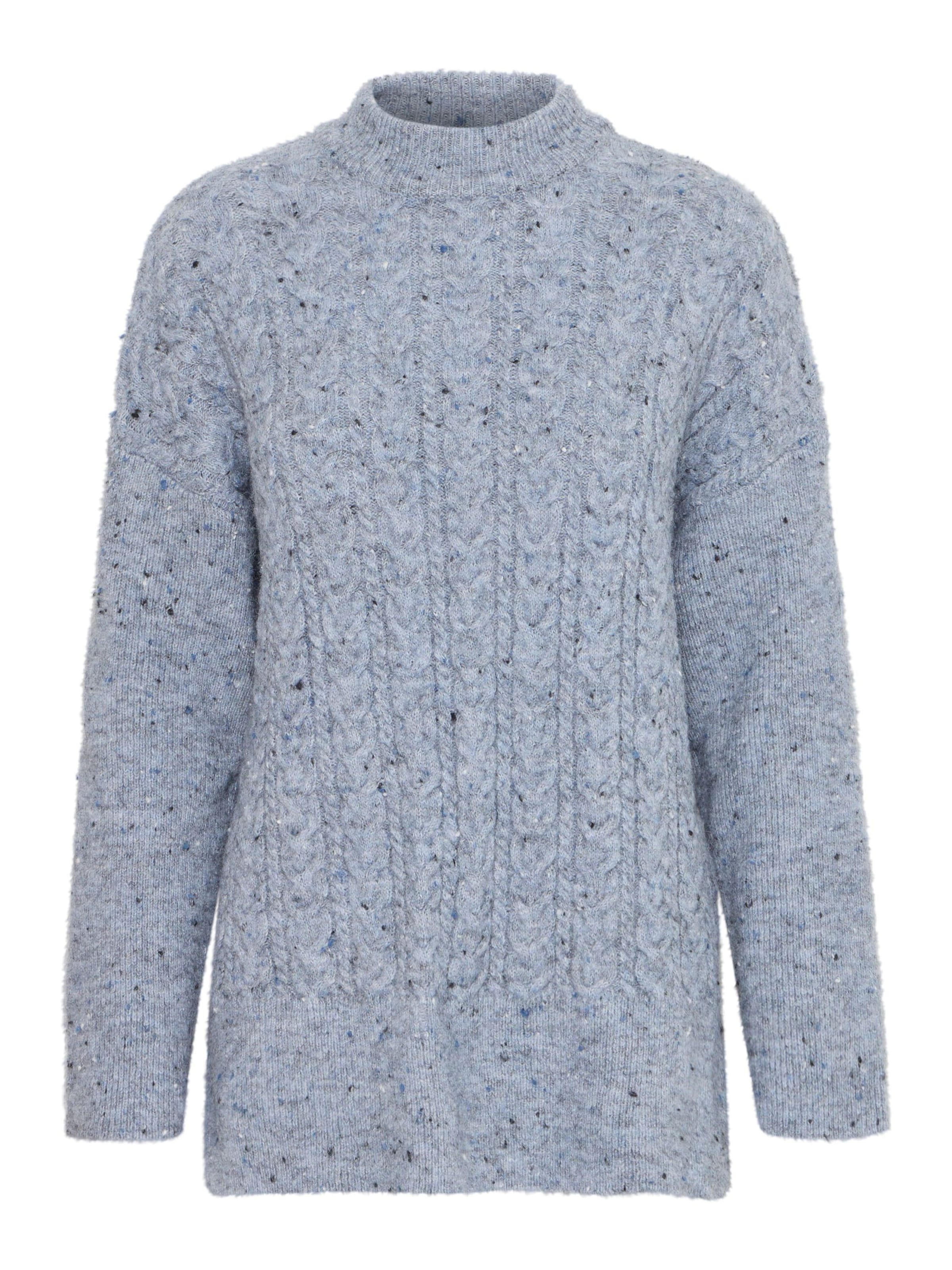 b.young Pullover 'Nata' in Blau: Vorderseite
