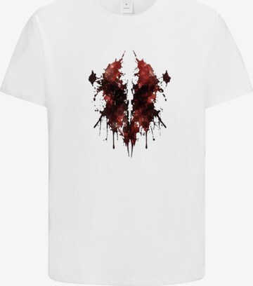 HUSKSWARE Shirt 'Grafik' in Weiß: Vorderseite