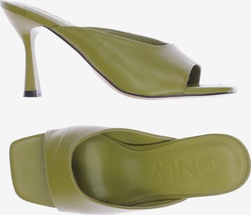 ONLY Sandals & High-Heeled Sandals in 37 in Green: front