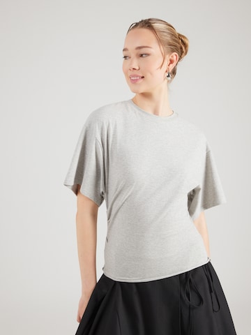 T-shirt WEEKDAY en gris : devant