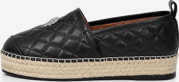 Philipp Plein Espadrilles ' Skull ' in Black: front