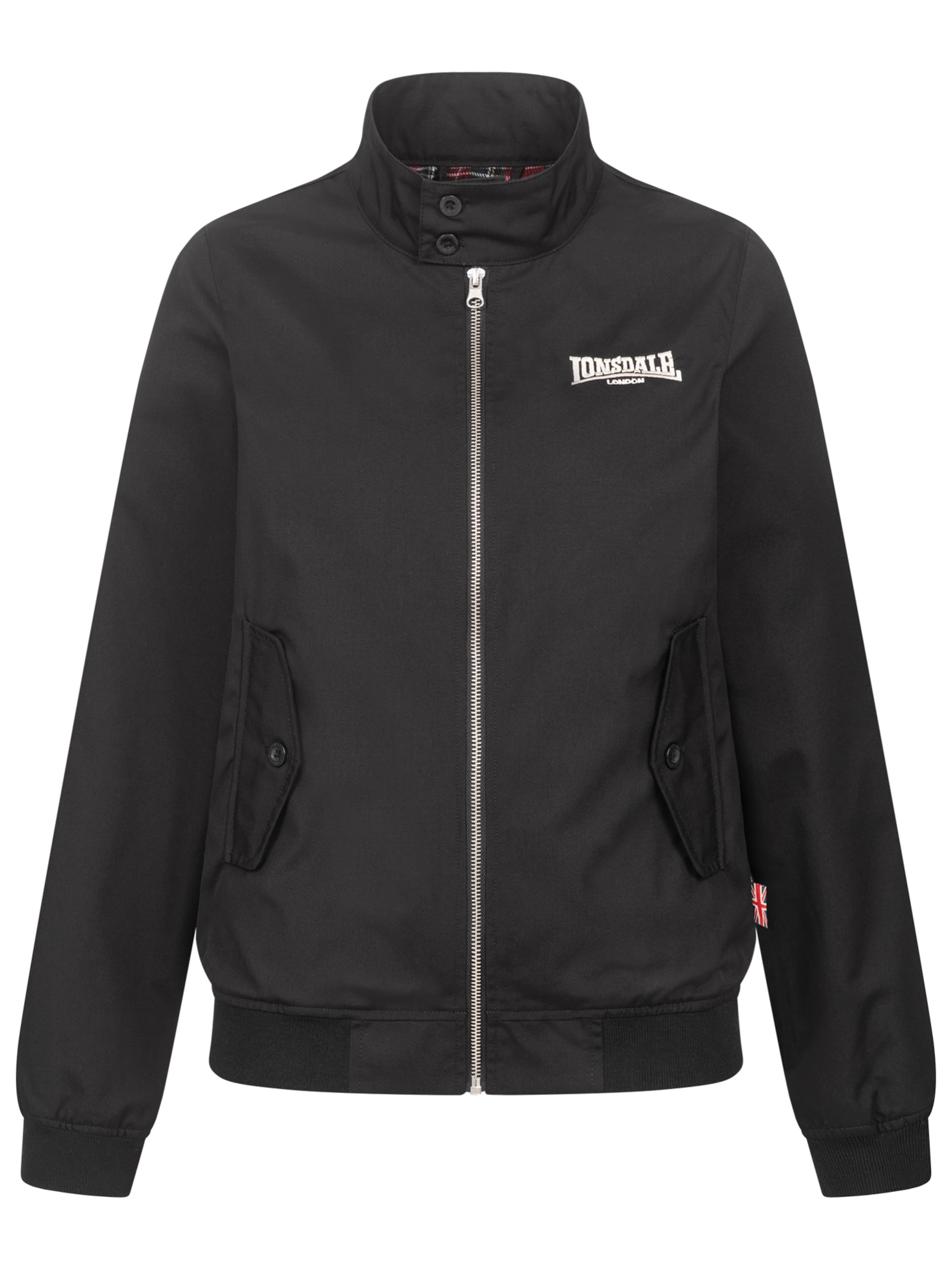 LONSDALE Between-season jacket ' RODEEN ' in Black: front