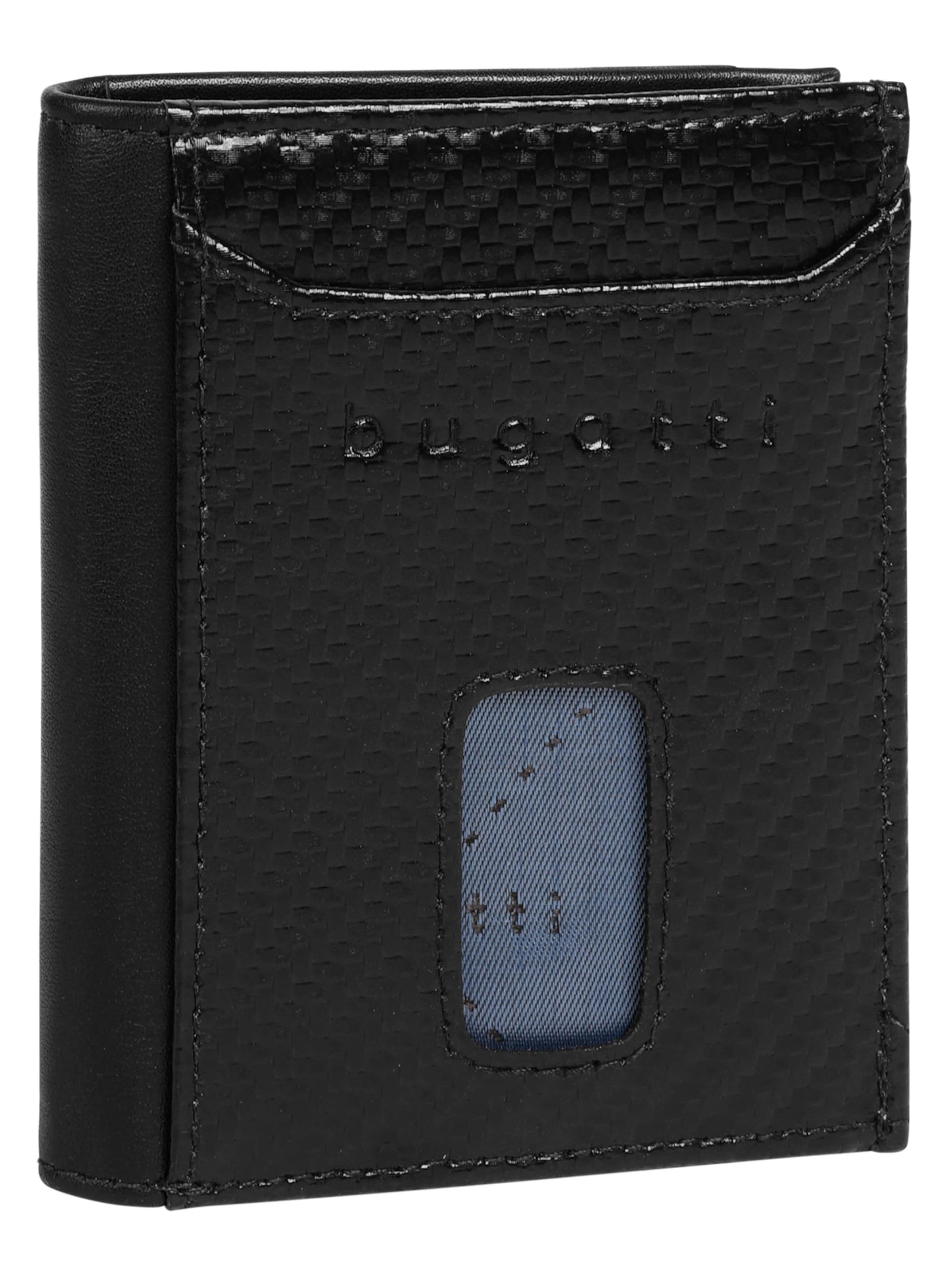 Porte-monnaies 'bugatti Geldbörse SECURE SLIM' bugatti en noir