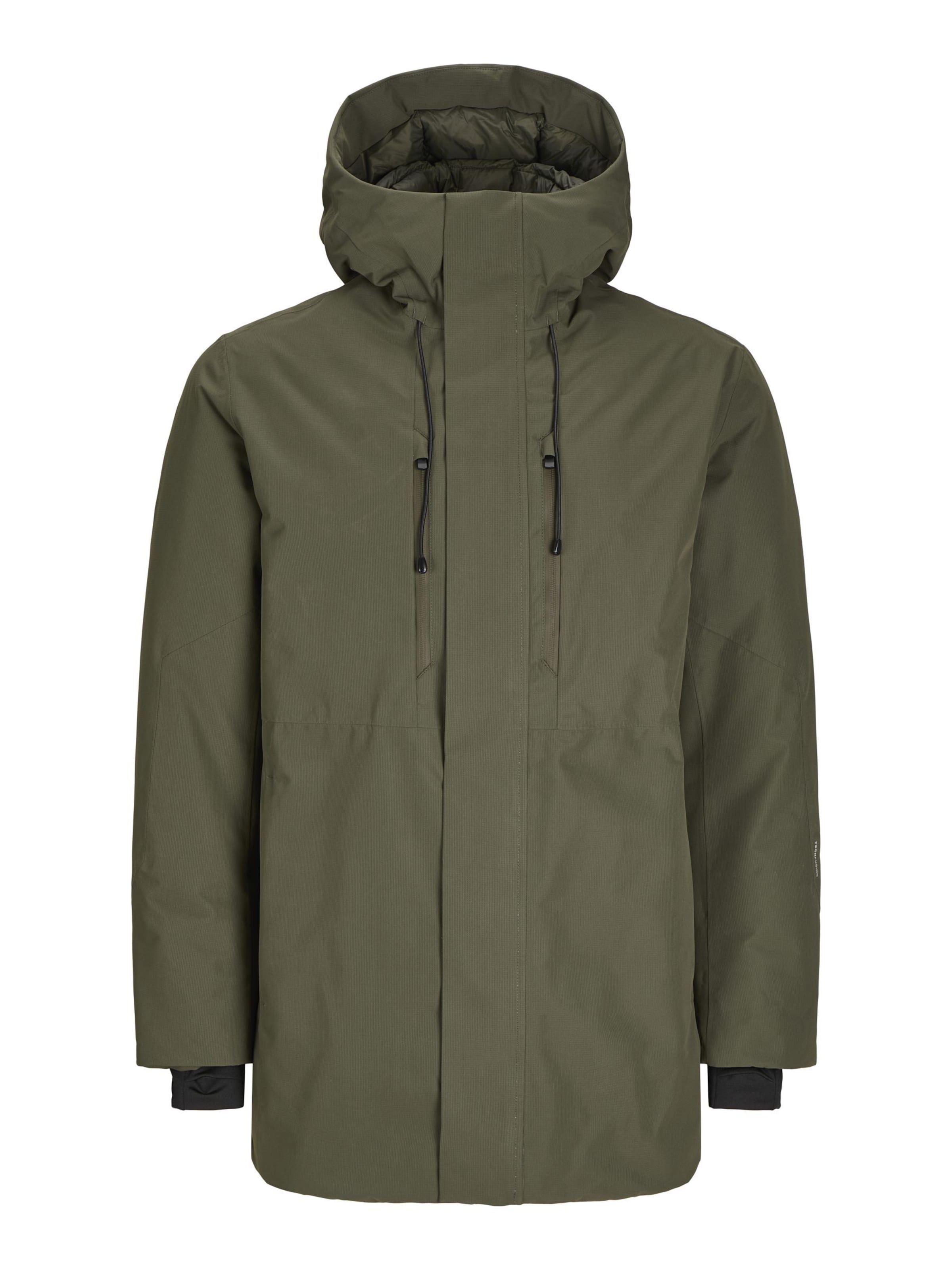 JACK & JONES Vinterparka i grøn: forside