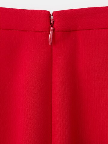 évasé Pantalon à plis 'Iguana' MANGO en rouge