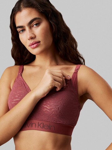 Calvin Klein Underwear Bralette Bra in Red