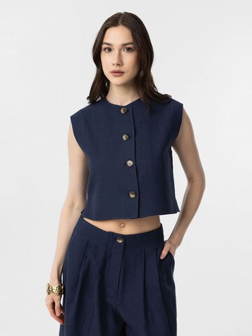 Gilet 'Theresa' di Antioch in blu: frontale