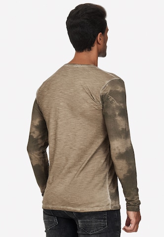 Rusty Neal Cooles Longsleeve mit angesagtem Allover-Print in Grün