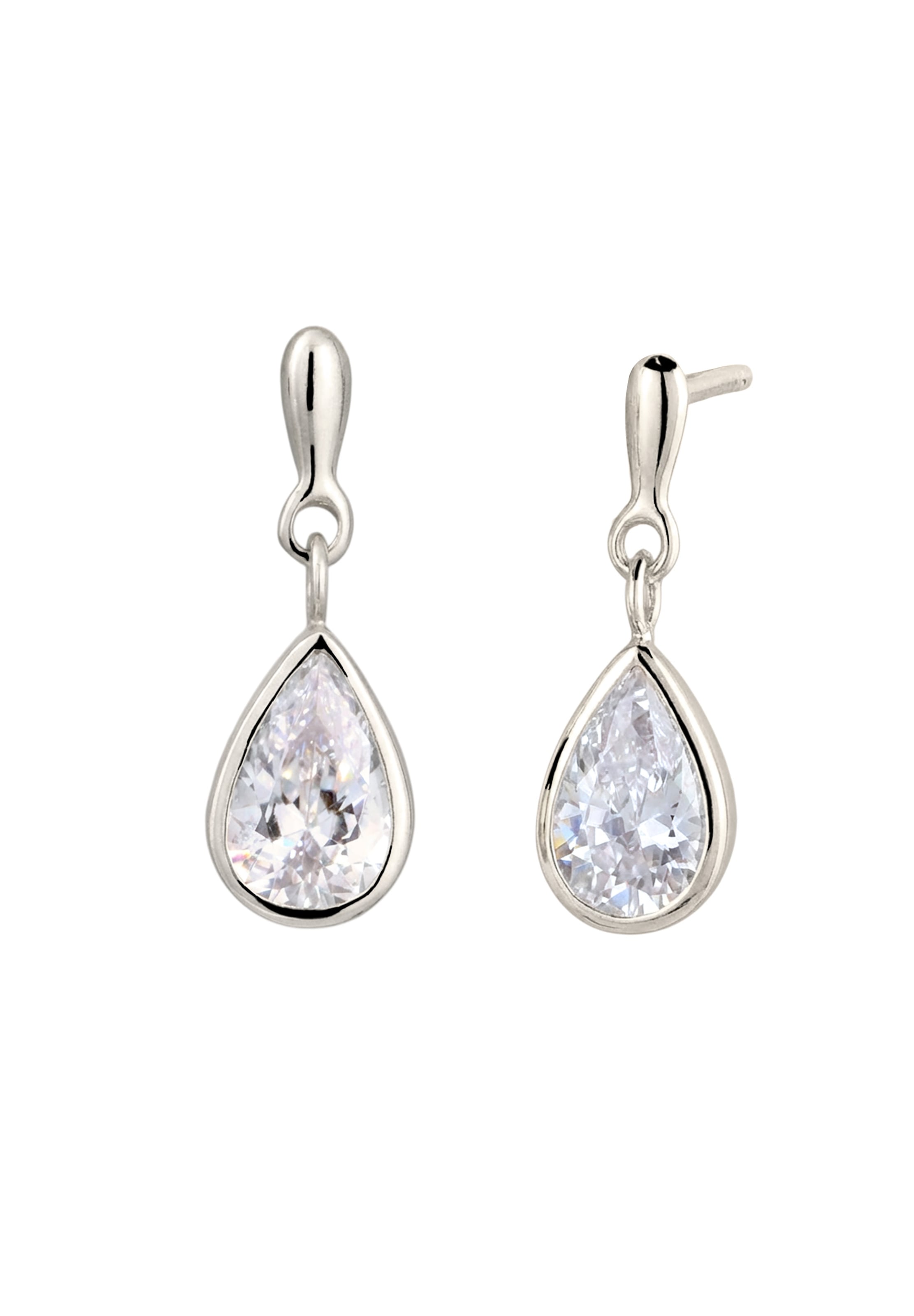 ELLI PREMIUM Ohrringe in Silber: Vorderseite
