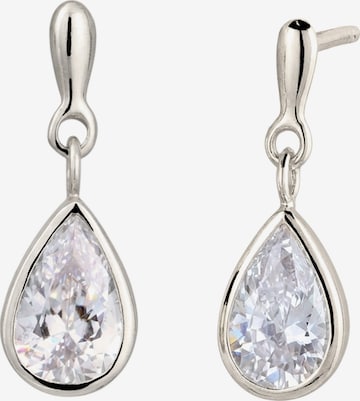 ELLI PREMIUM Ohrringe in Silber: Vorderseite