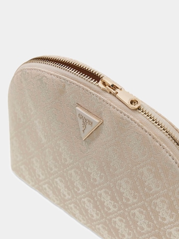 GUESS Kosmetiktasche in Beige