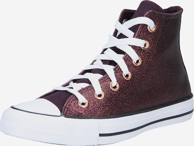 CONVERSE Platform trainers 'CHUCK TAYLOR ALL STAR' in Wine red / Black / White, Item view