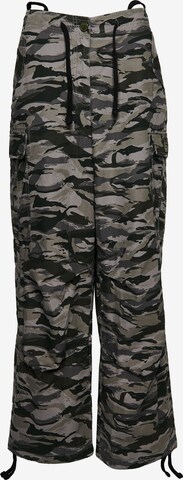 Superdry Wide leg Cargo Pants in Green: front