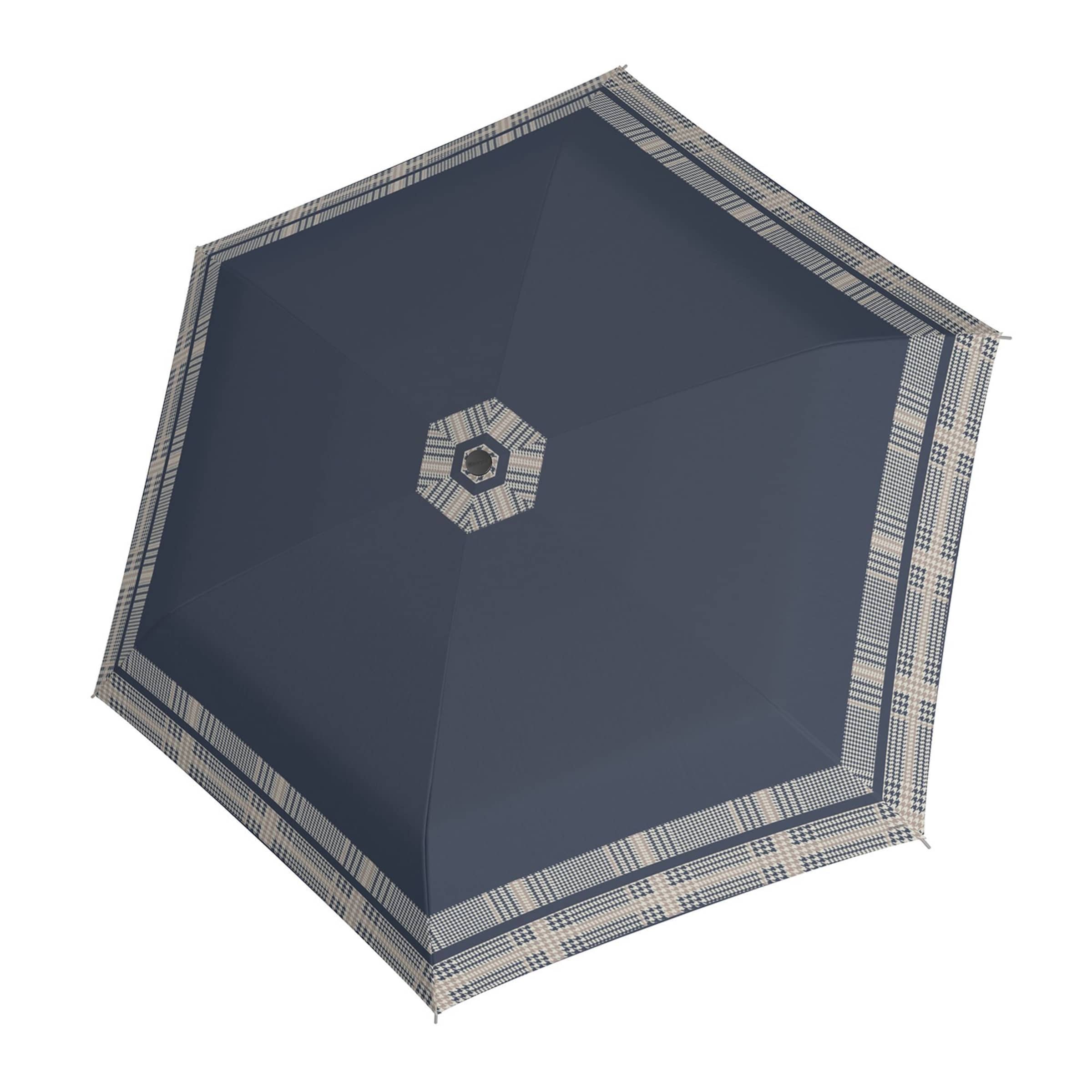 Doppler Regenschirm in Blau: Vorderseite