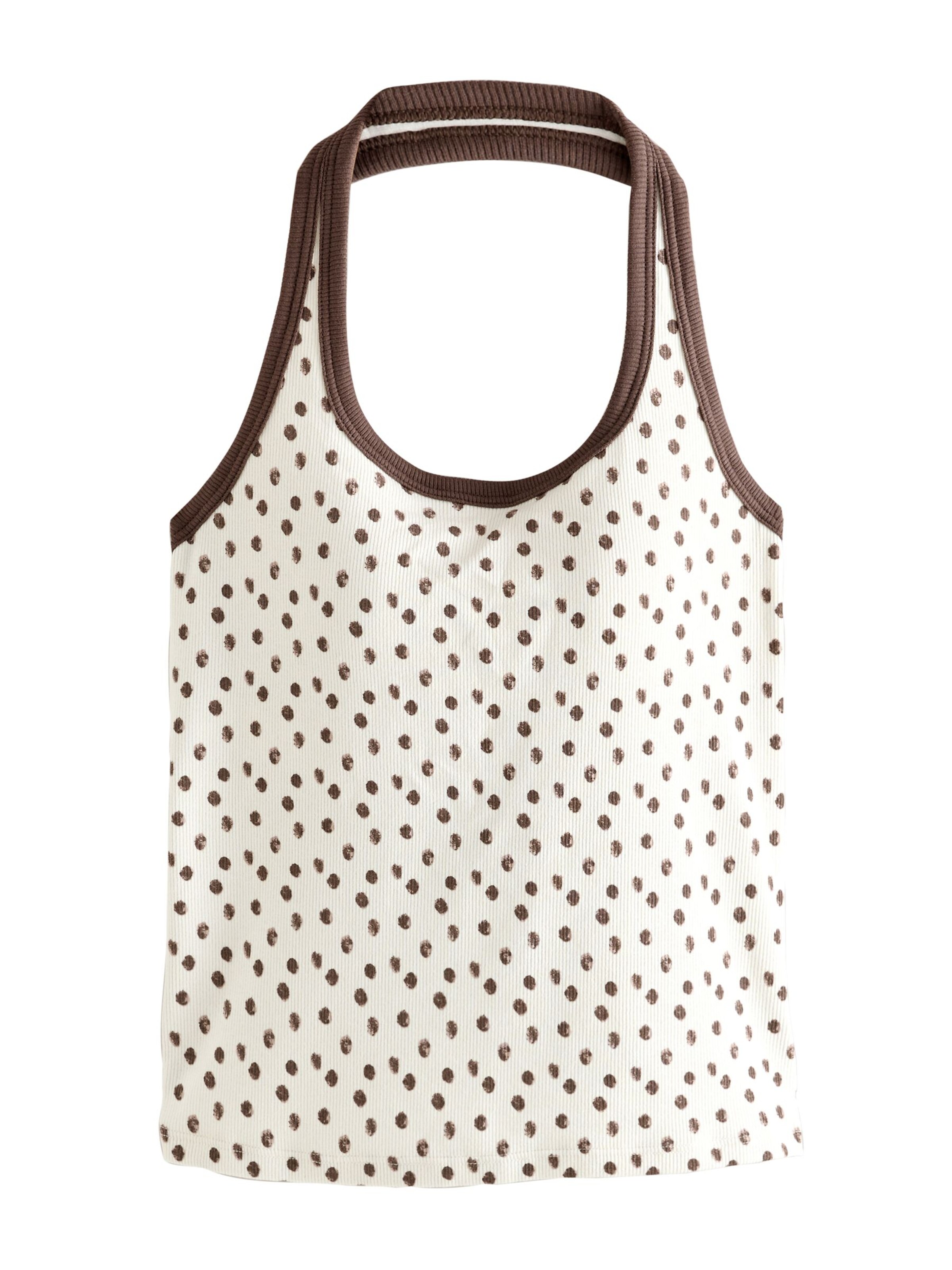 Next Haut en XXL-XXXL en crème / brun foncé, Vue avec produit