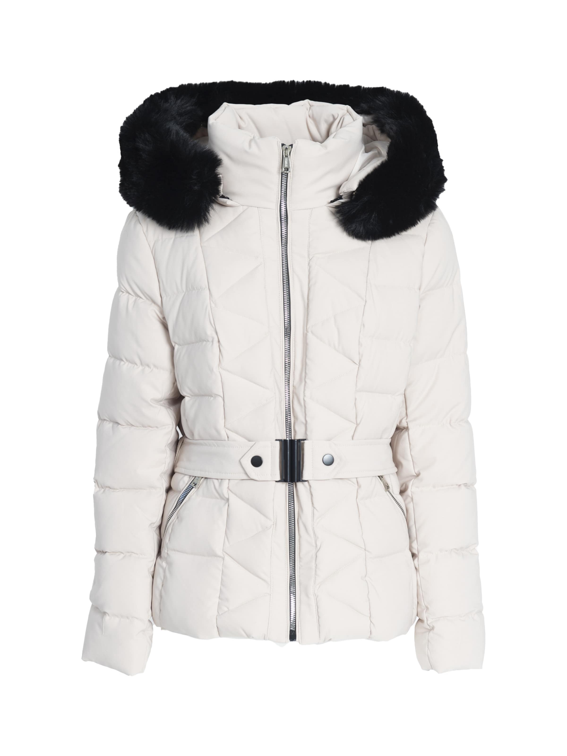 bēšs Influencer Ziemas jaka: no priekšpuses