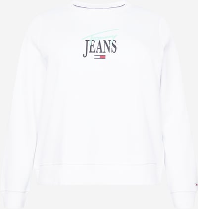 Tommy Jeans Curve Sweater majica u mornarsko plava / tirkiz / crvena / bijela, Pregled proizvoda