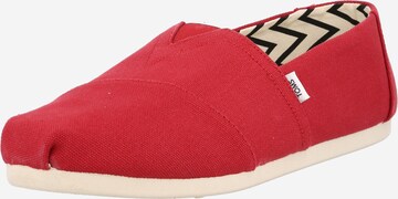 TOMS Espadrilles 'ALPARGATA' in Rood: voorkant