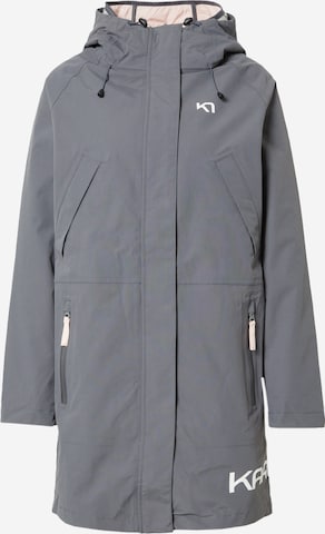 Manteau outdoor 'KVITNE' Kari Traa en gris : devant