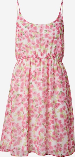 VERO MODA Vestido de verano 'SMILLA' en oliva / rosa / rosa claro / blanco, Vista del producto