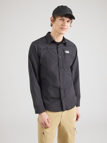 juoda THE NORTH FACE Standartinis modelis Funkciniai marškiniai 'SEQUOIA': priekis