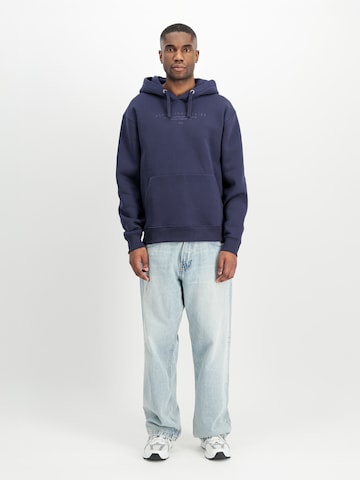 ALPHA INDUSTRIES Sweatshirt 'Dtm' in Blau: Vorderseite