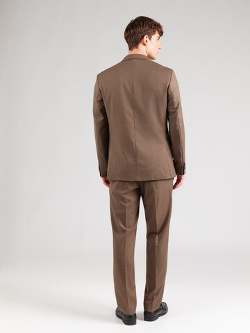 Jack & Jones Premium Szabványos Öltöny 'JPRSOLARIS' - barna