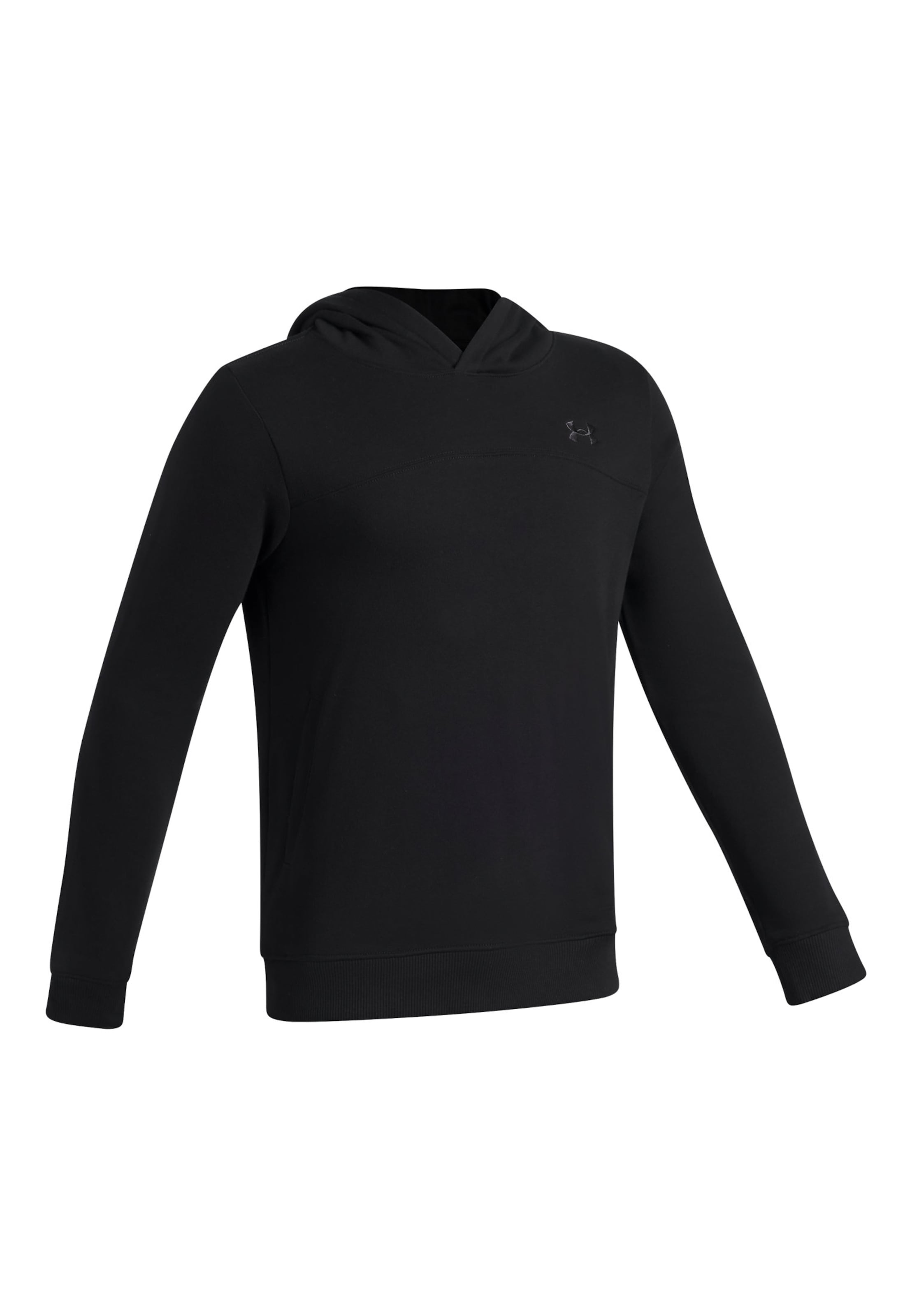 UNDER ARMOUR Sportief sweatshirt 'Rival' in Zwart
